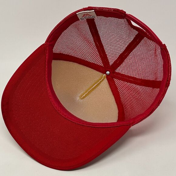 Vintage NOAC Purdue University Trucker Hat Baseball Cap BSA Boy Scouts 1994 Red - Picture 4 of 12